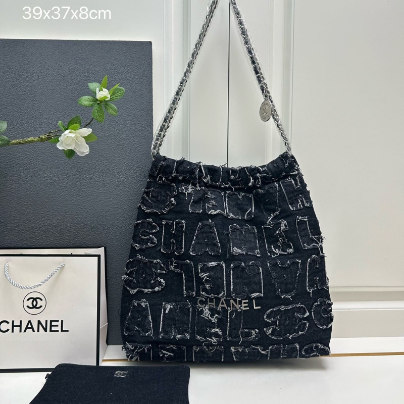 Ch*el top handle bags
